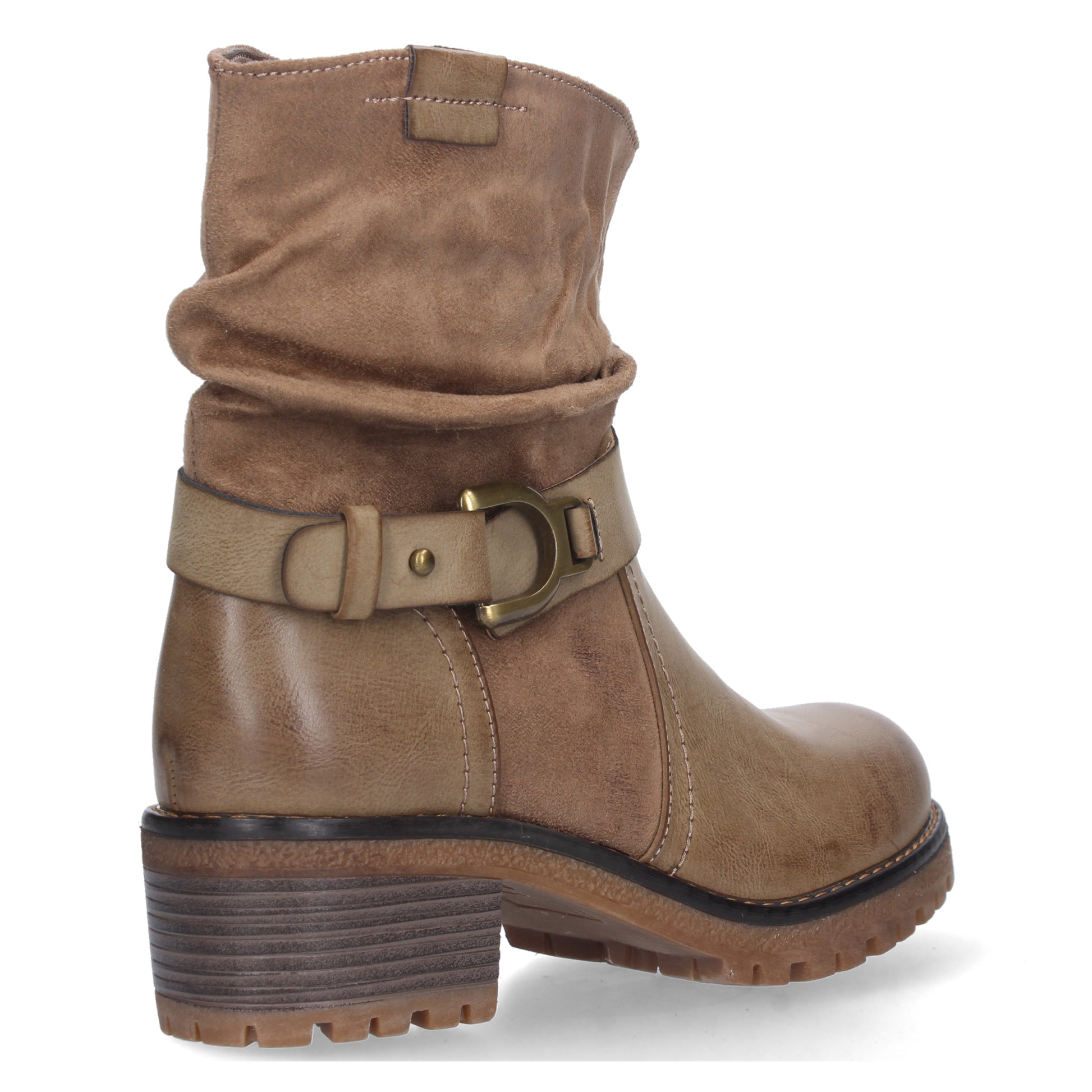 Comprar Botin de Tacon Ancho 2829-Kaki-Luca Morelli