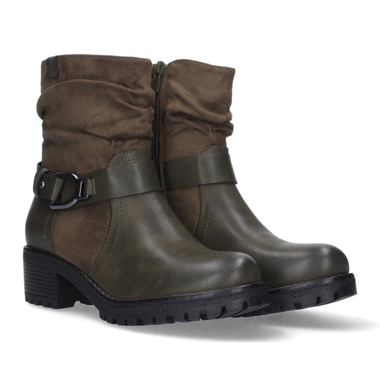 Comprar Botin de Tacon Ancho 2829-Verde-Luca Morelli