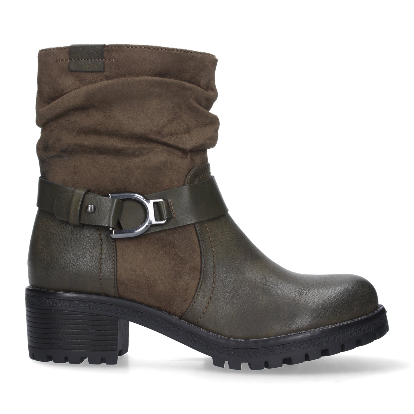 Comprar Botin de Tacon Ancho 2829-Verde-Luca Morelli