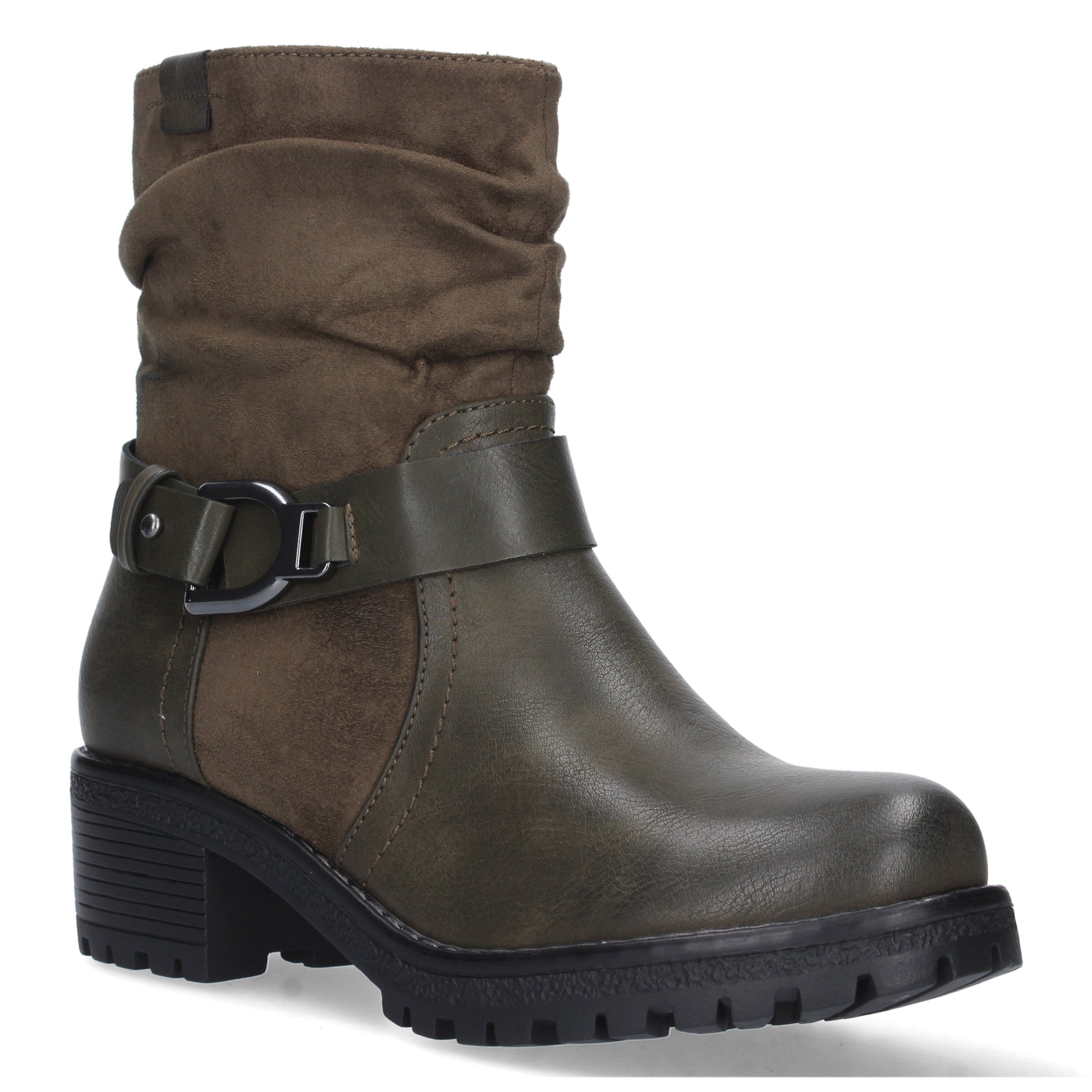 Comprar Botin de Tacon Ancho 2829-Verde-Luca Morelli