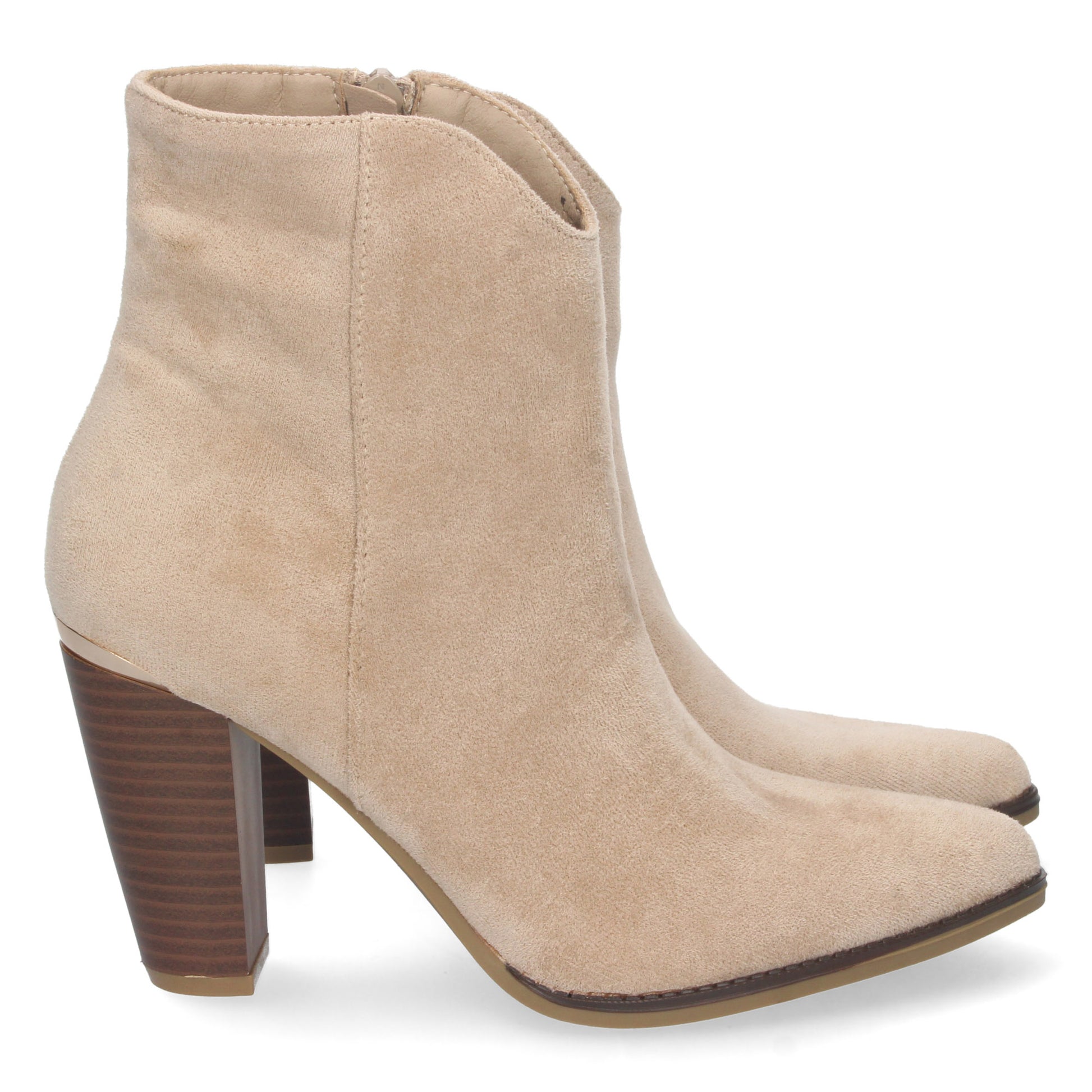 Comprar Botin de Tacon Alto 2Z-2103-Beige-Luca Morelli