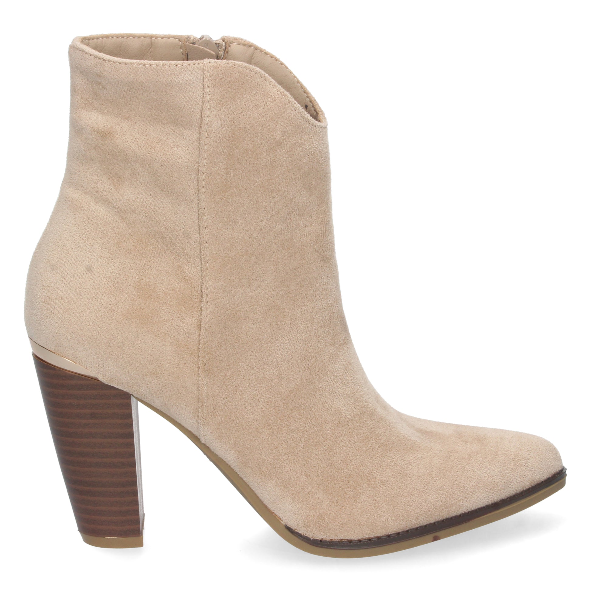 Comprar Botin de Tacon Alto 2Z-2103-Beige-Luca Morelli