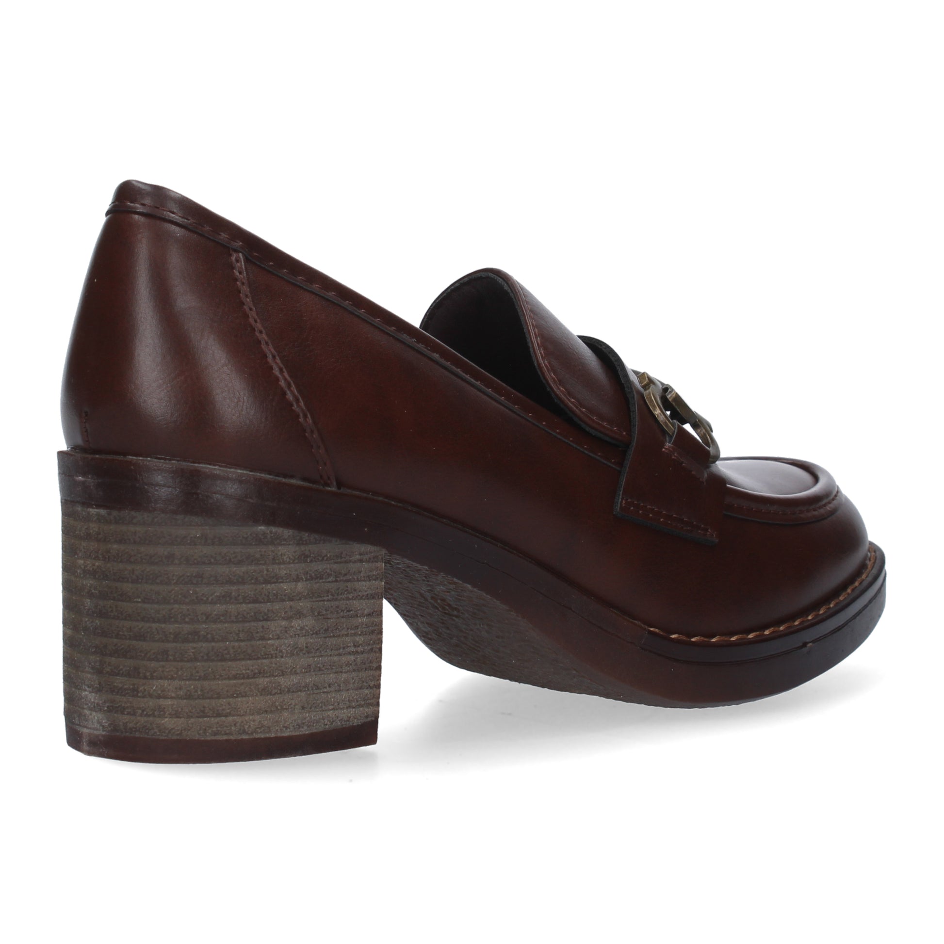 Comprar Mocasin de tacon 7421-Marron-Luca Morelli