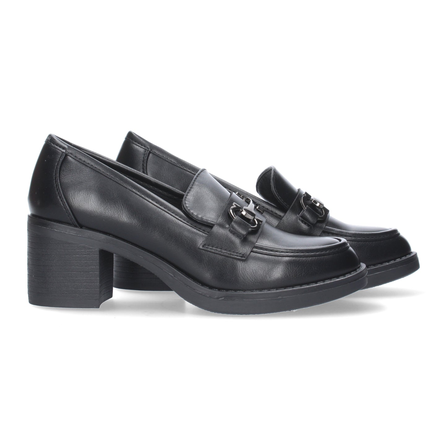 Comprar Mocasin de tacon 7421-Negro-Luca Morelli