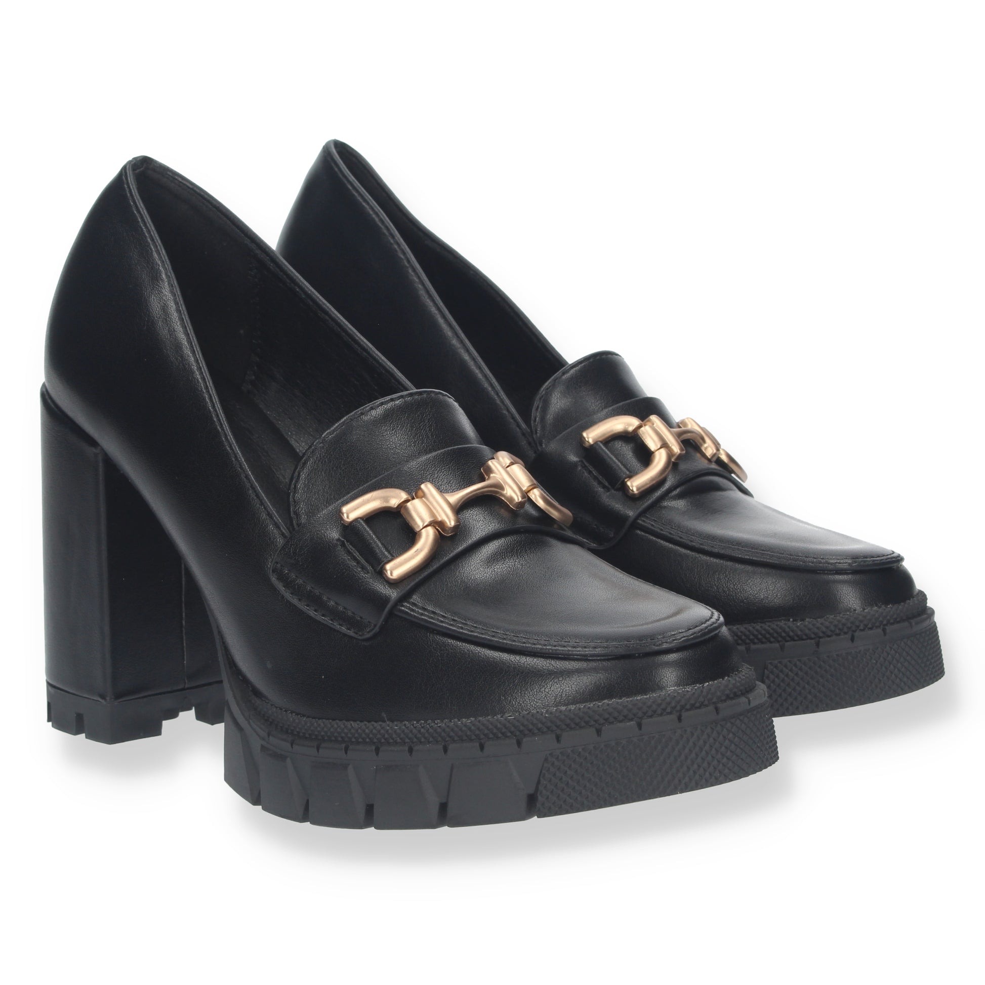 Comprar Mocasin de tacon 8023-Negro-Luca Morelli