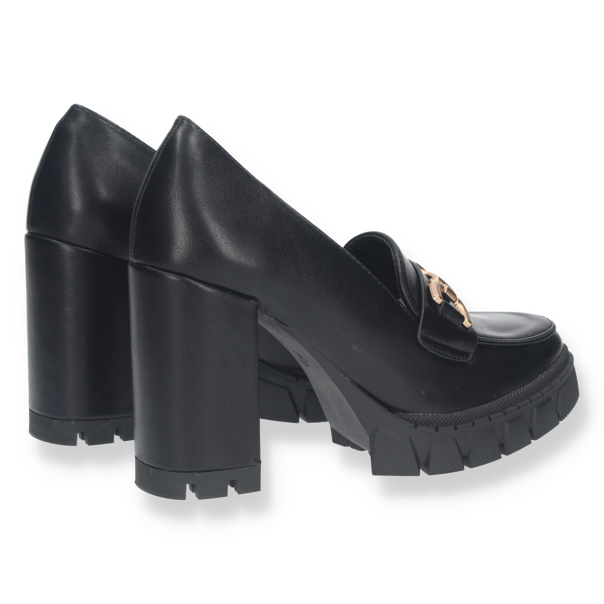 Comprar Mocasin de tacon 8023-Negro-Luca Morelli