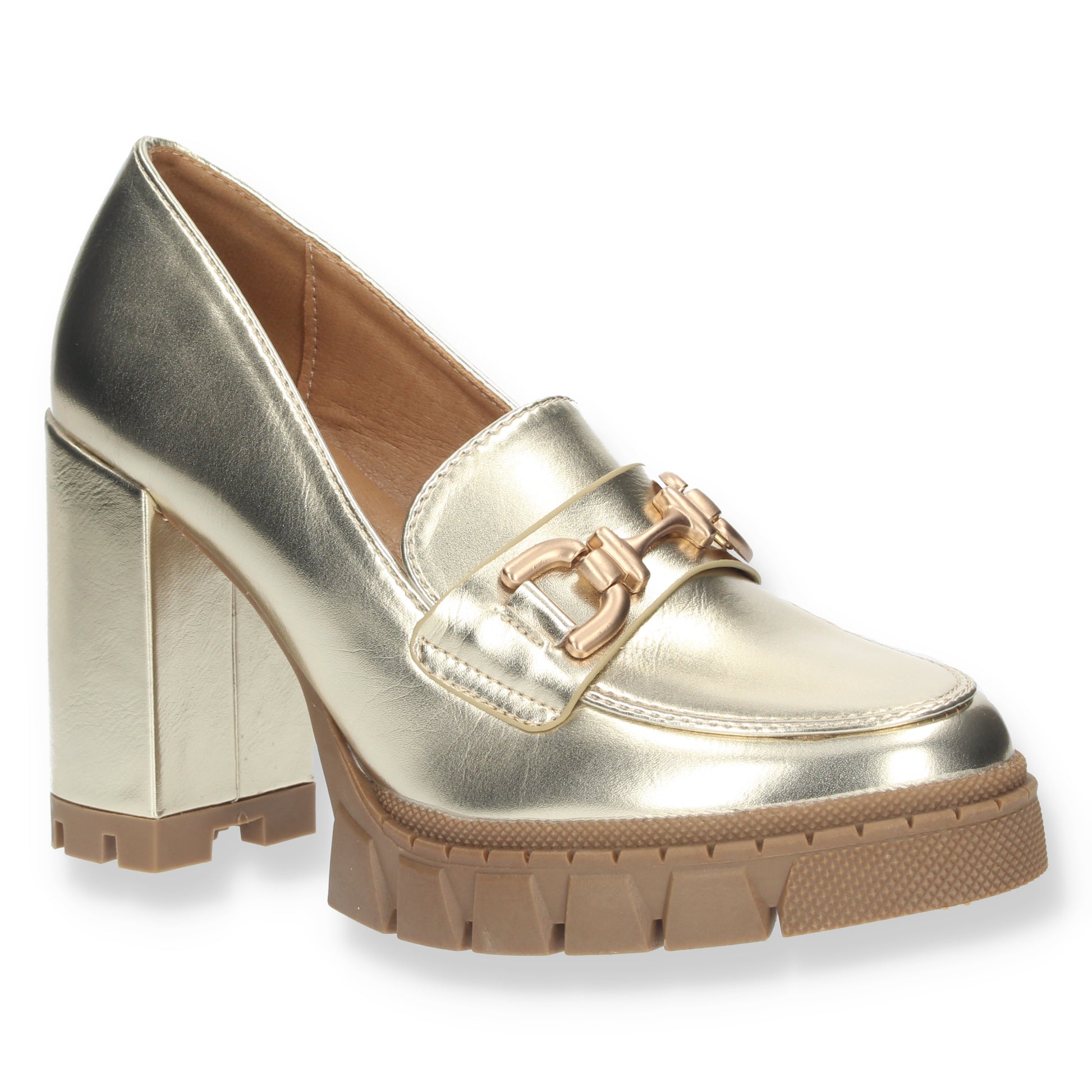 Comprar Mocasin de tacon 8023-Oro-Luca Morelli