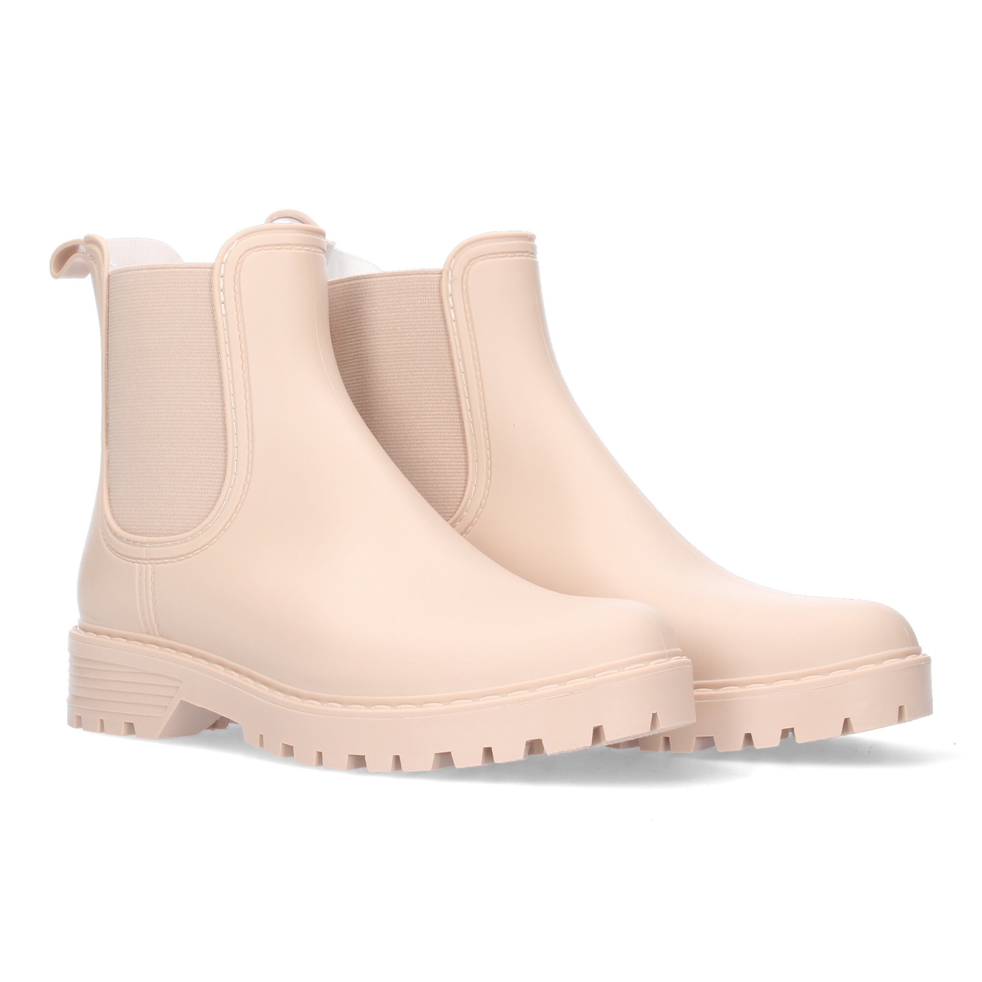 Comprar Botin de agua con tacon 906-Beige-Luca Morelli