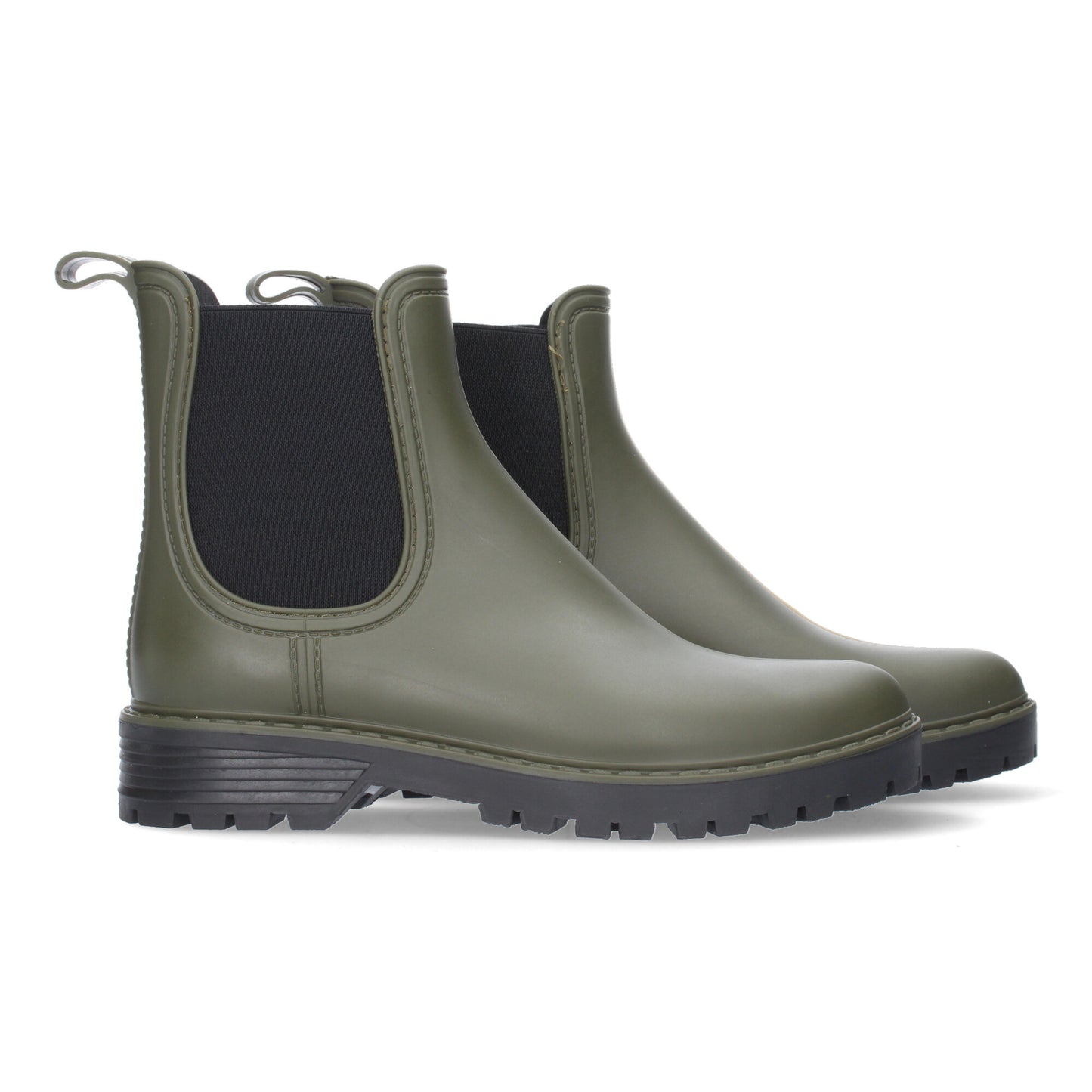 Comprar Botin de agua con tacon 906-Verde-Luca Morelli