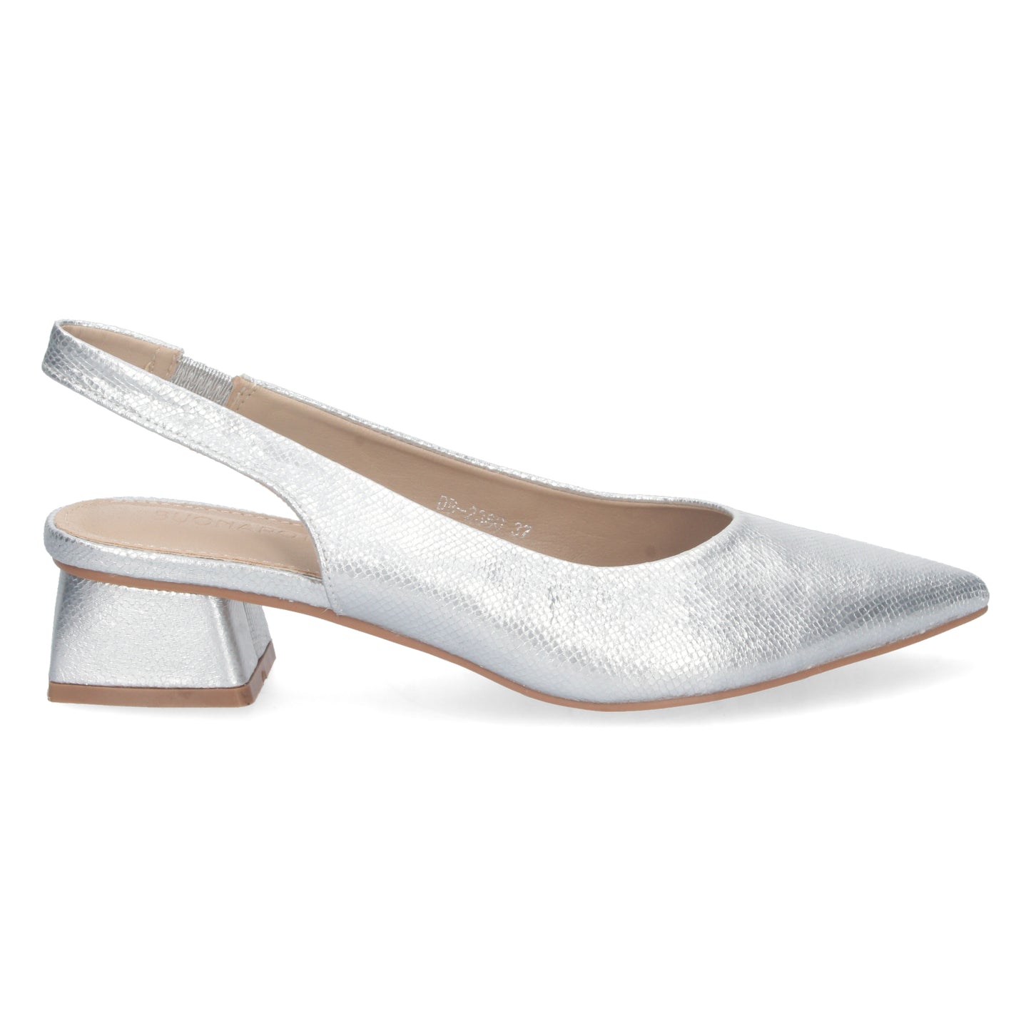 Comprar Zapato de Tacon Bajo DB-2360-Plata-Luca Morelli