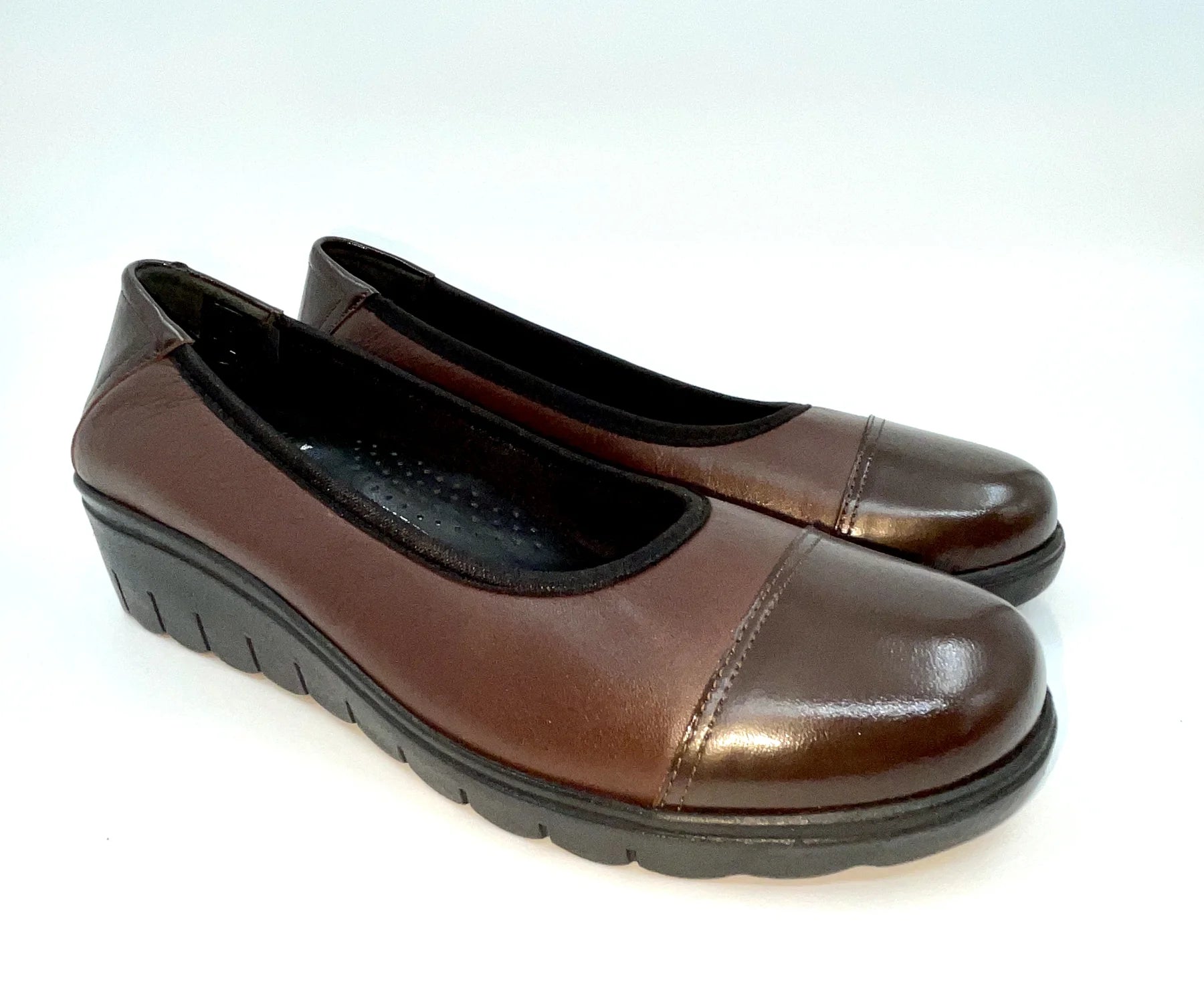 Comprar zapato vestir mujer marron piel vacuno/charol-Luca Morelli