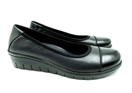 Comprar zapato vestir mujer negro piel vacuno /charol-Luca Morelli