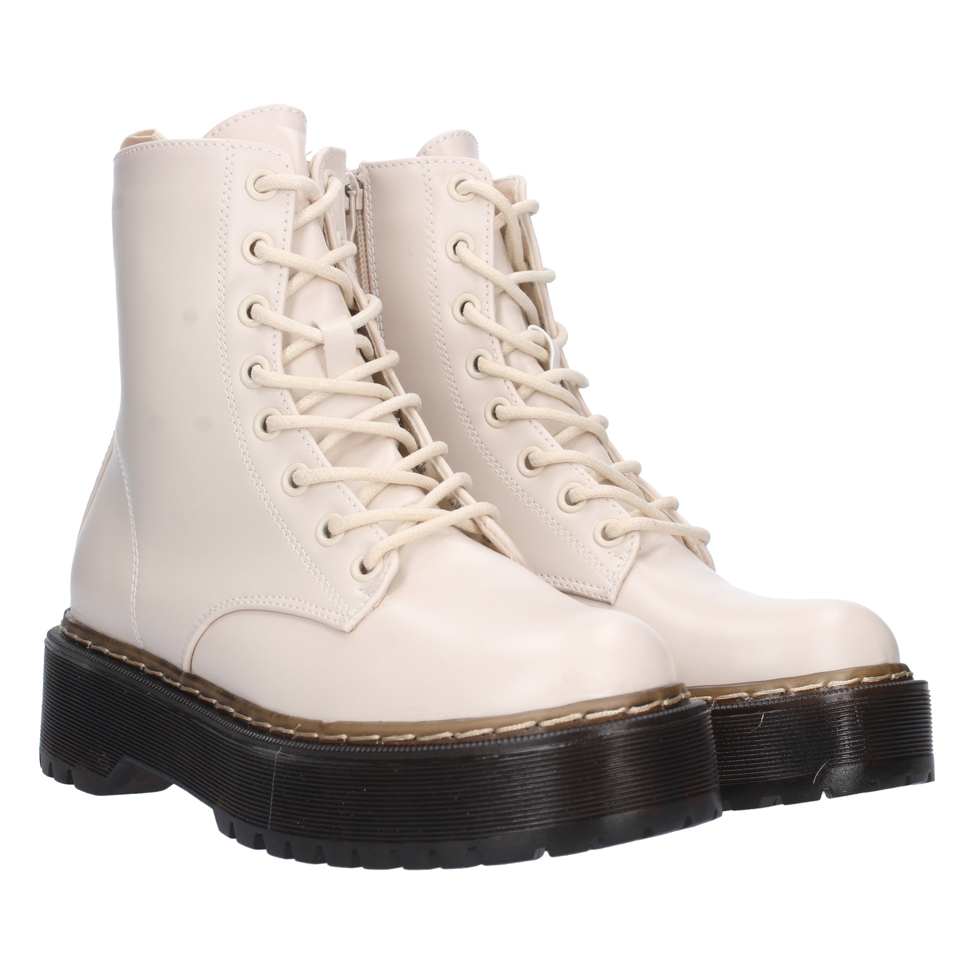 Comprar Botin de Tacon Ancho GX259-Beige-Luca Morelli