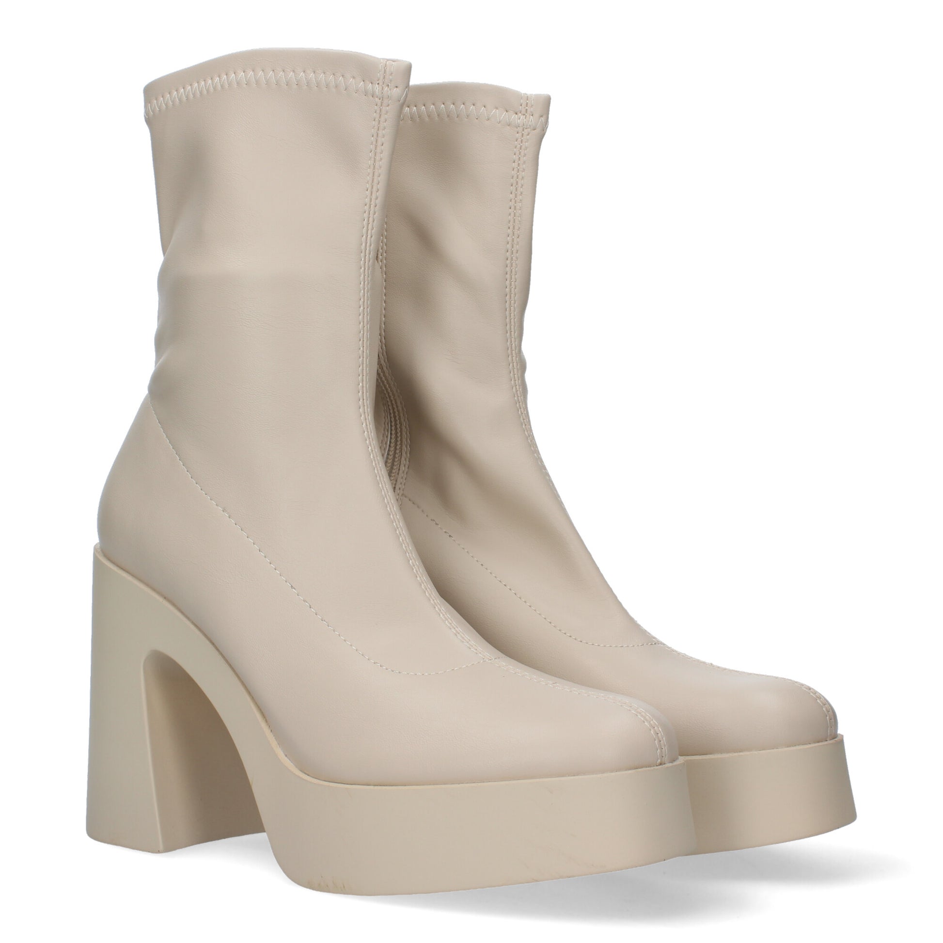 Comprar Botin con tacon M3910-Beige-Luca Morelli