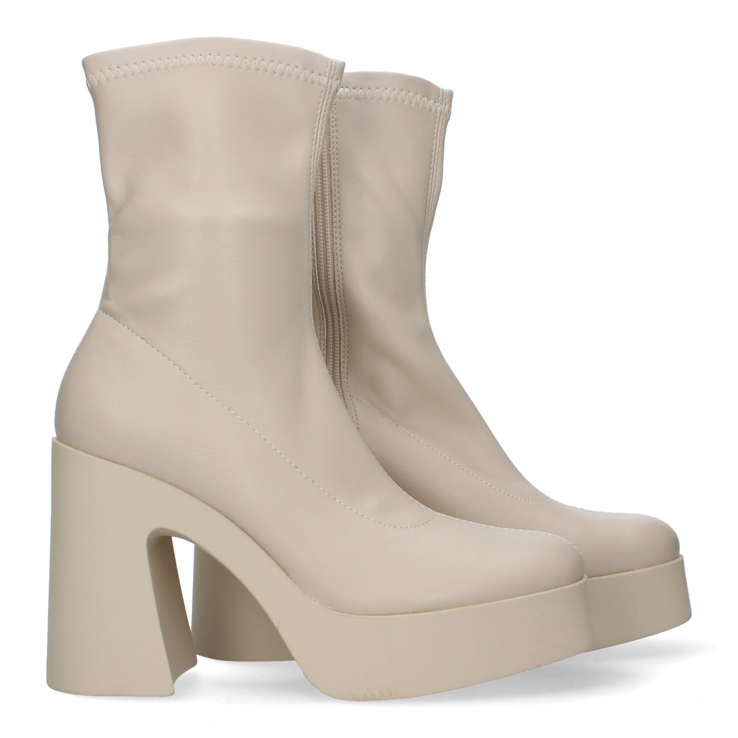 Comprar Botin con tacon M3910-Beige-Luca Morelli