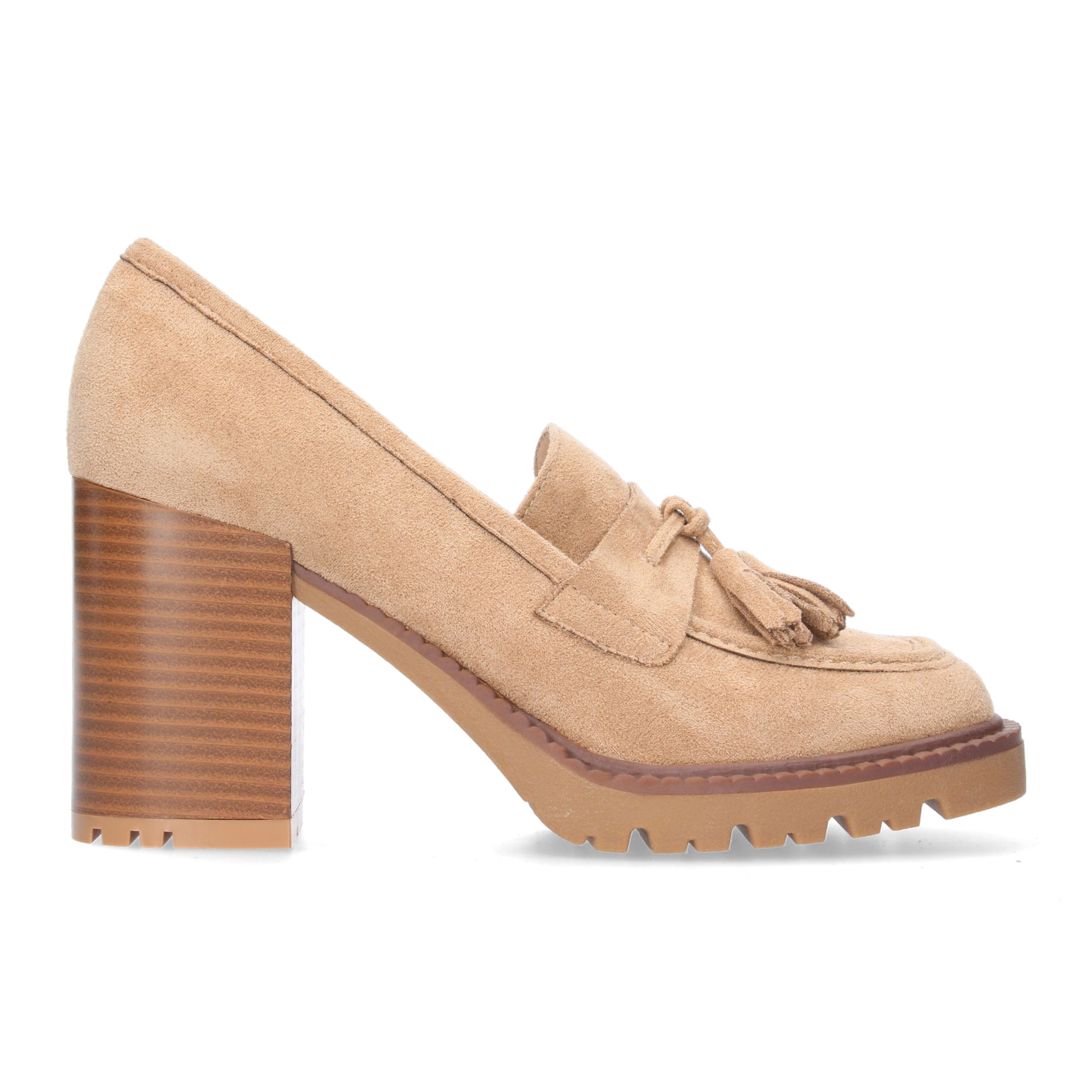 Comprar Mocasin de tacon S-2497-Beige-Luca Morelli