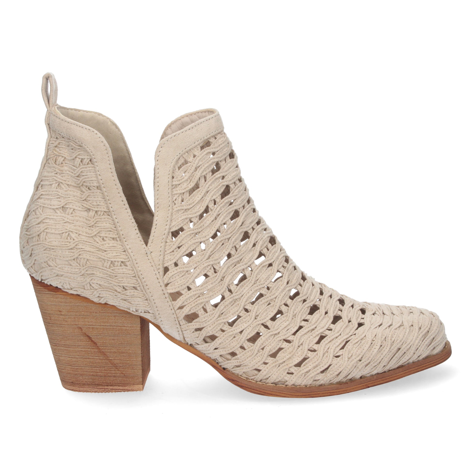 Comprar Botín de Tacon para Mujer YZ21-71-Beige-Luca Morelli