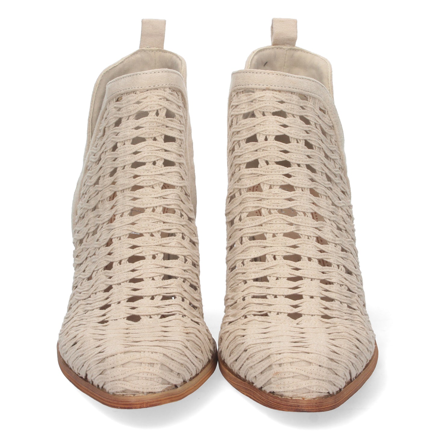 Comprar Botín de Tacon para Mujer YZ21-71-Beige-Luca Morelli