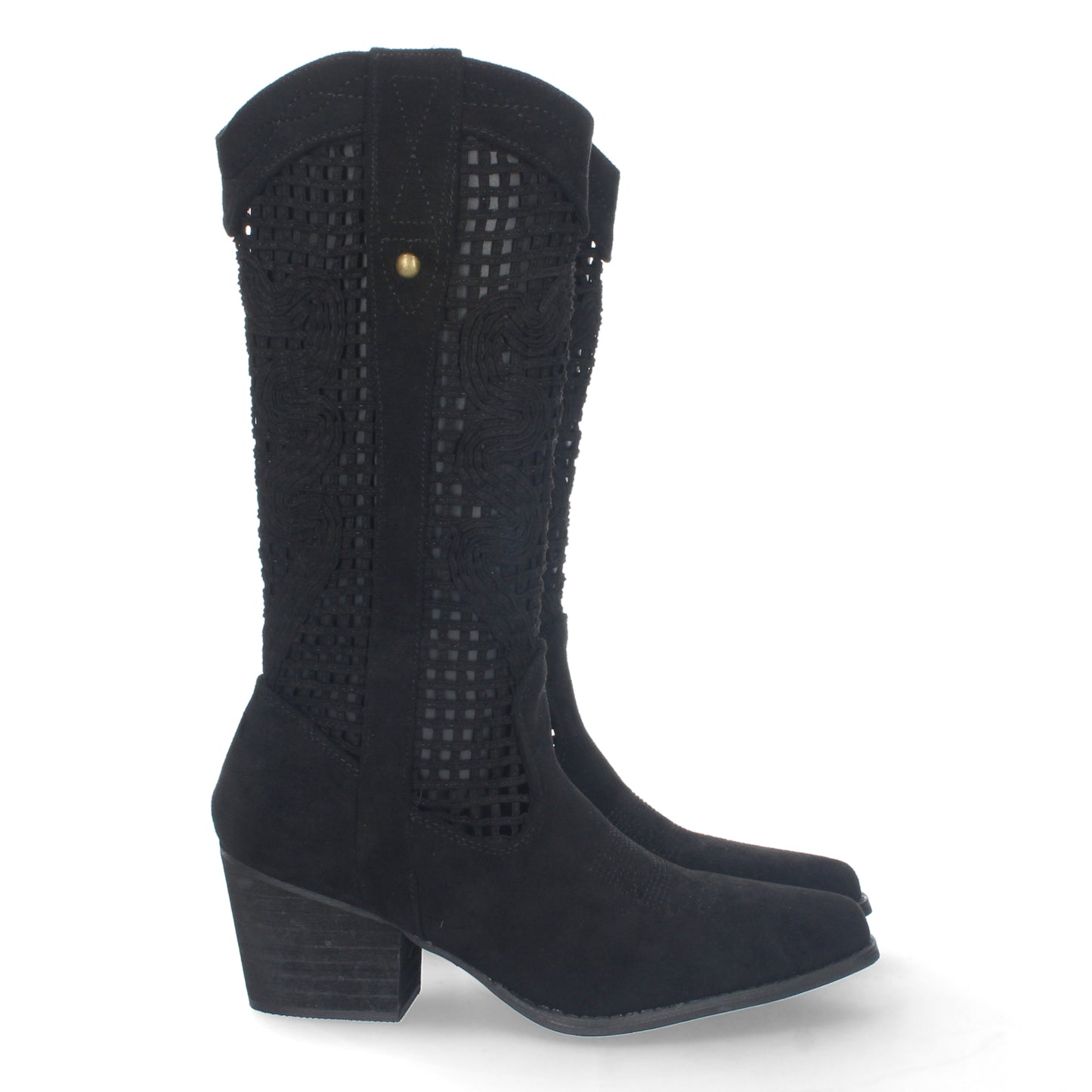 Comprar Bota de Tacon para Mujer YZ22-145-Negro-Luca Morelli