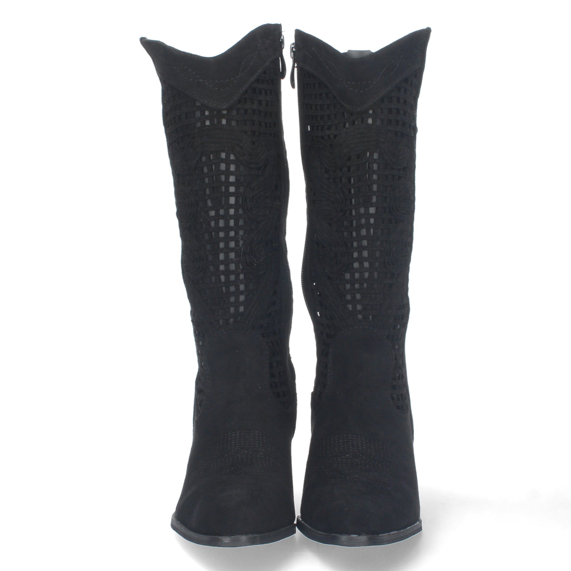 Comprar Bota de Tacon para Mujer YZ22-145-Negro-Luca Morelli