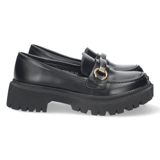 Comprar Mocasin de Mujer YZ23-12-Negro-Luca Morelli